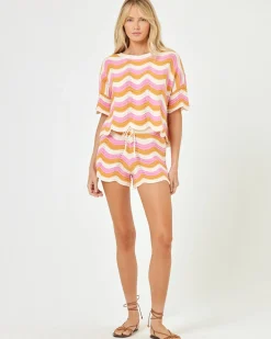 Make Waves Knit Short - Catching Sun