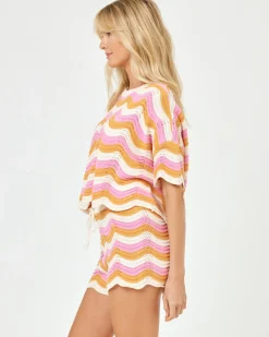 Make Waves Knit Short - Catching Sun