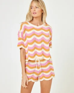 Make Waves Knit Short - Catching Sun