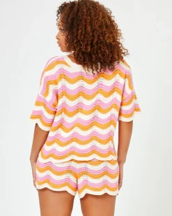 Make Waves Knit Short - Catching Sun