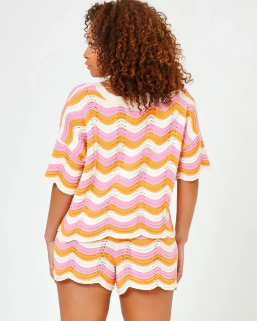 Make Waves Knit Short - Catching Sun