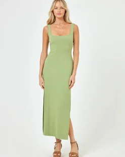 Mara Dress - Light Olive
