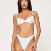 Missy Bikini Top - Eyelet White