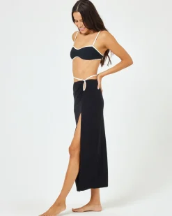 Monae Skirt - Black-Cream
