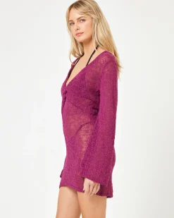 Palisades Cover-Up - Mulberry