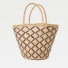 Palma Nights Bag - Natural-Black