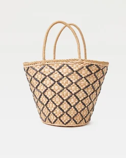 Palma Nights Bag - Natural-Black