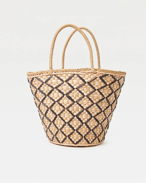 Palma Nights Bag - Natural-Black