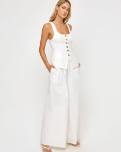 Palma  Pant - White