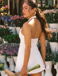 Pierce Dress - White