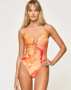 Piper One Piece Swimsuit - Native Poppies