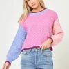 Pretty Please Sweater - Costa Del Sol Colorblock