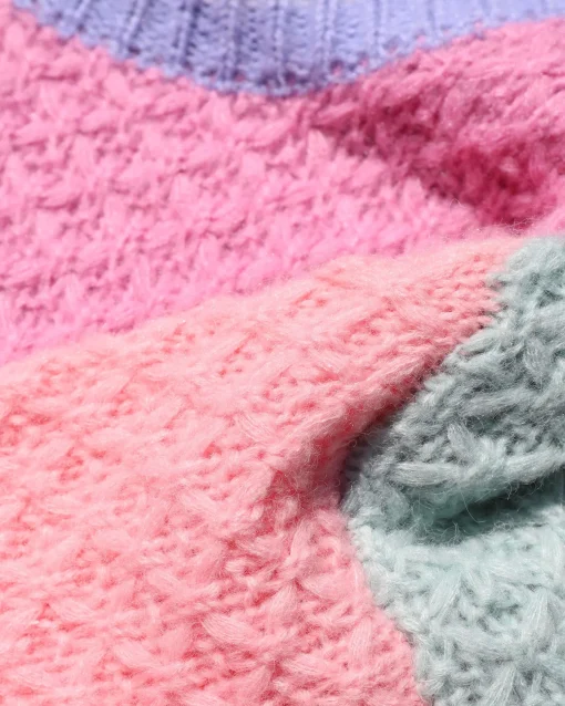 Pretty Please Sweater - Costa Del Sol Colorblock
