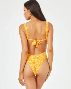 Printed Kendal One Piece - Golden Hour Blooms