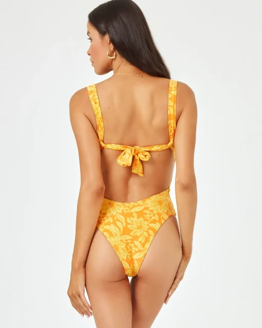 Printed Kendal One Piece - Golden Hour Blooms