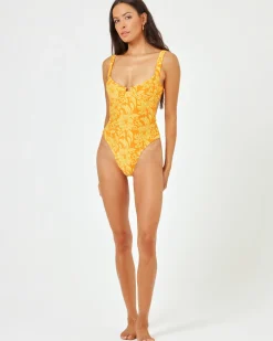 Printed Kendal One Piece - Golden Hour Blooms
