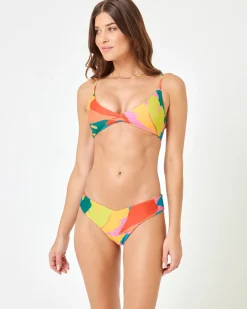 Printed Riley Bikini Top - Copacabana