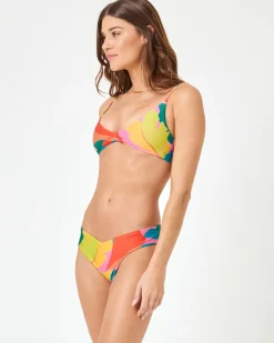 Printed Riley Bikini Top - Copacabana