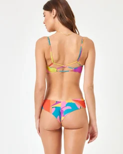 Printed Riley Bikini Top - Copacabana