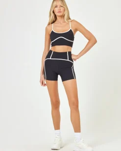 Revel Top - Black-Cream