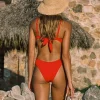 Rocky Bikini Bottom - Ribbed Flame