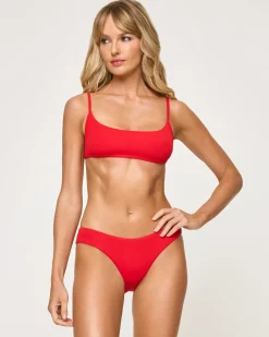 Rocky Bikini Bottom - Ribbed Flame