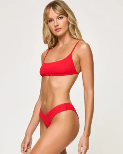 Rocky Bikini Bottom - Ribbed Flame
