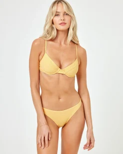 Seashell Camacho Bikini Bottom - Honey