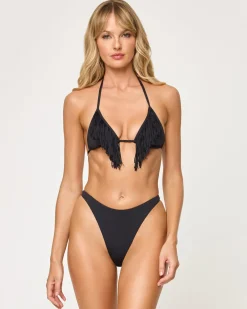 Sienna Bikini Top - Black
