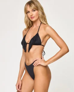 Sienna Bikini Top - Black