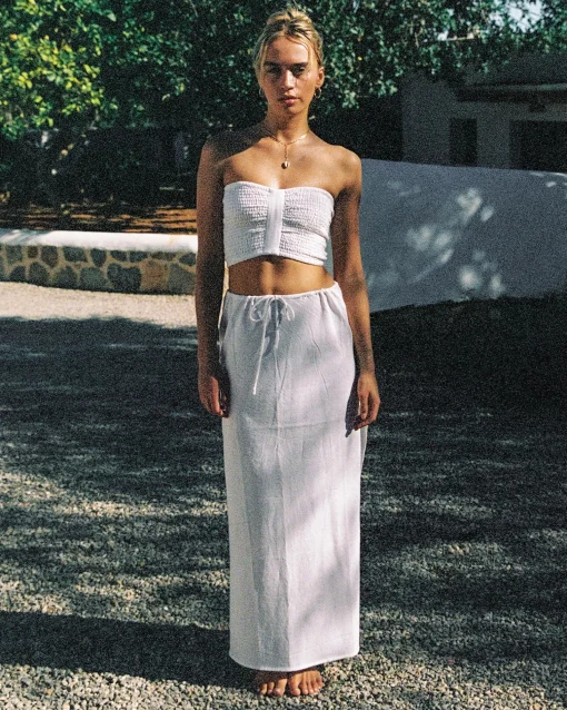 Summer Feels Tube Top - Cream