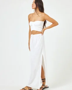 Summer Feels Tube Top - Cream