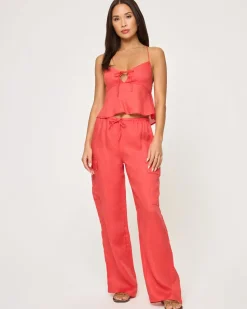 Sundown Cargo Pant - Grapefruit
