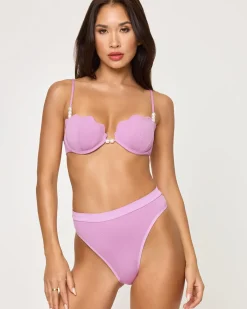 Sunrise Shell Bikini Top - Mauve