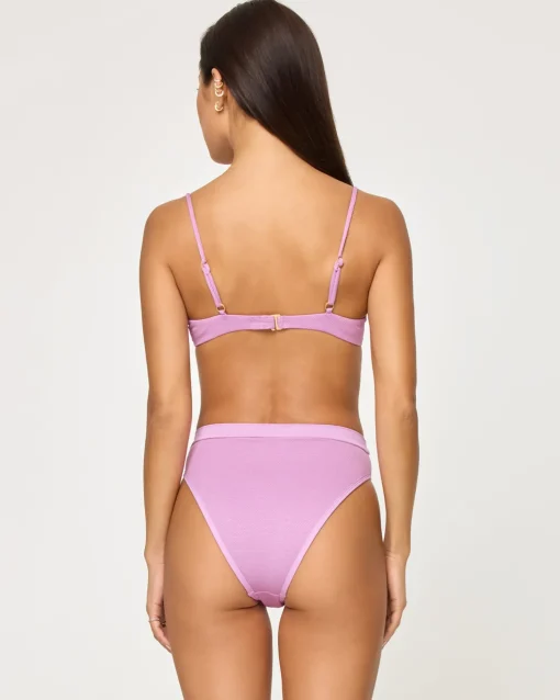 Sunrise Shell Bikini Top - Mauve