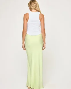 Sweet As Honey Skirt - Honeydew