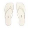 TKEES Square Toe Lily Sandals - Cream