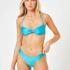 Toni Bikini Top - Cyan