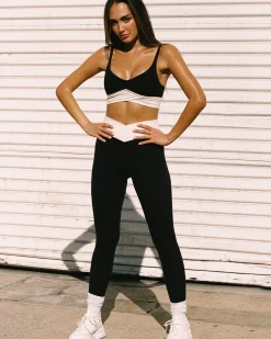 Unmatched Legging - Black-Cream