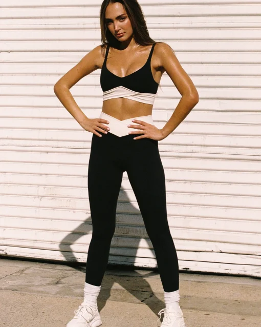 Unmatched Legging - Black-Cream