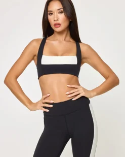 Uppercut Bra - Black-Cream